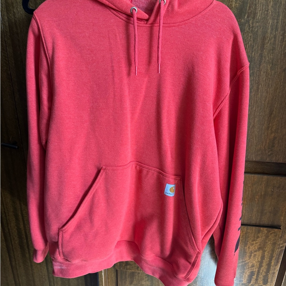 BNWOT Vibrant Coral Carhartt Hoodie